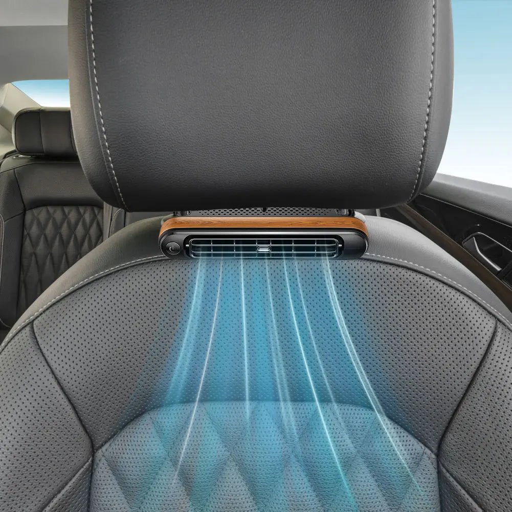 Car Seat Fans Rear Seat Air Circulation Fan Three Adjustable Wind Speeds Cooling Air Fan 5V USB Car Fan for Sedan SUV RV Truck