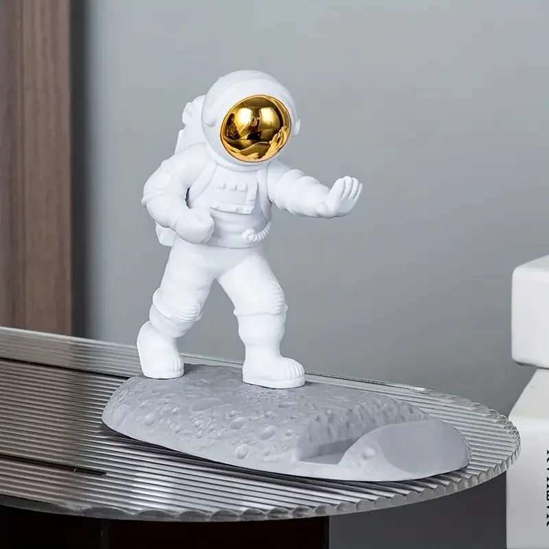 Astronaut Mobile Phone Stand Holder Spaceman Desk Decoration Smartphone Bracket Home Ornaments For iPhone 15 14 Samsung Xiaomi