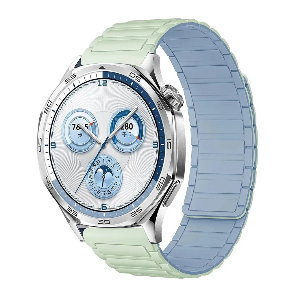 18mm 20mm 22mm Magnetic Loop Band for Samsung Galaxy Watch  6 Classic Silicone Strap for Huawei Watch GT5 46mm 7 6 5 4 44/40mm