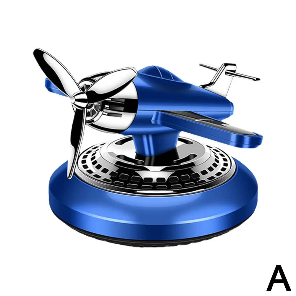 Car Vent Air Freshener Helicopter Airplane Ornaments Aromatherapy Car Air Fragrance Solar Powered Car Interior Ornament