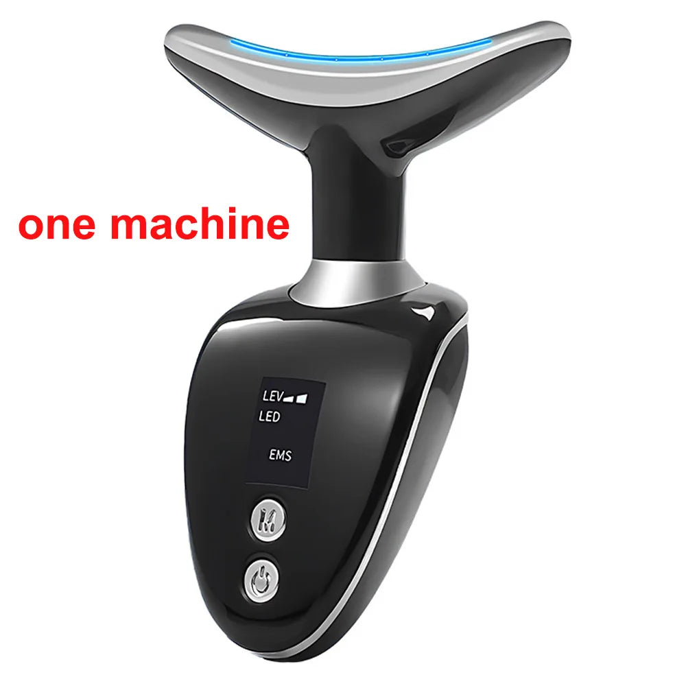 Facial Lifting Device Neck Face Eye Massage Face Slimming EMS Beauty Skin Phototherapy Machine Anti Aging Reduce Double Chin