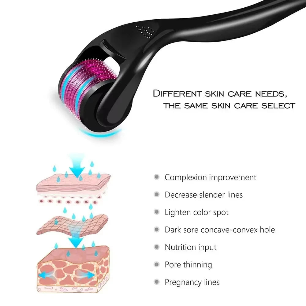 Skin Care Roller for Face, Hair & Beard Growth