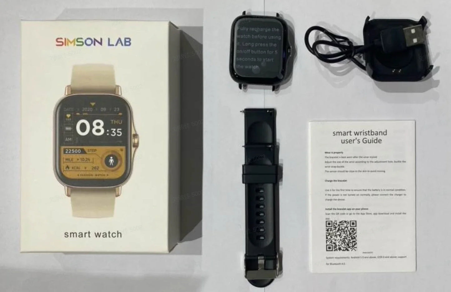 New Smart Watch Android IOS Phone 1.44 Inch Color Screen Bluetooth Call Blood Oxygen/Pressure Monitoring Smart Watch Women Men