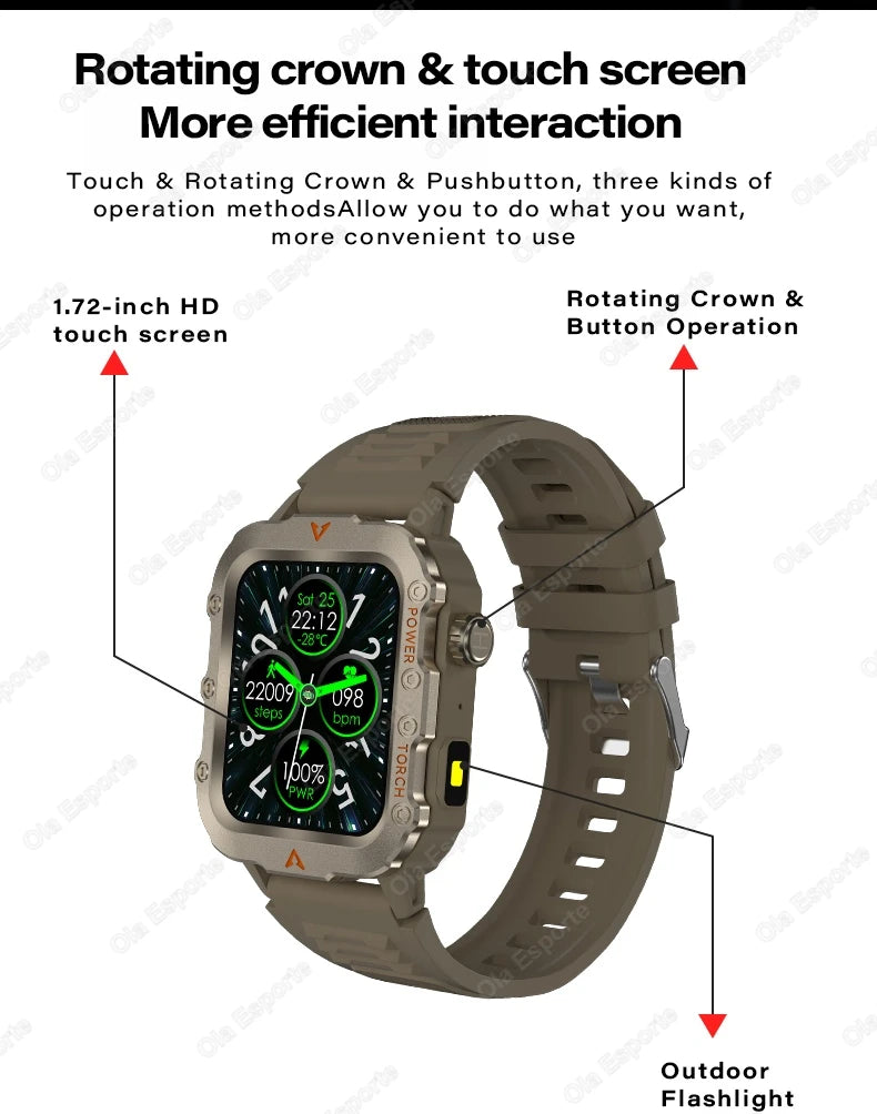 Original Men Smart Watch Bluetooth Call Fitness Clock 3ATM IP68 Swim Waterproof Sports Smartwatch for Women Xiaomi Android 2025