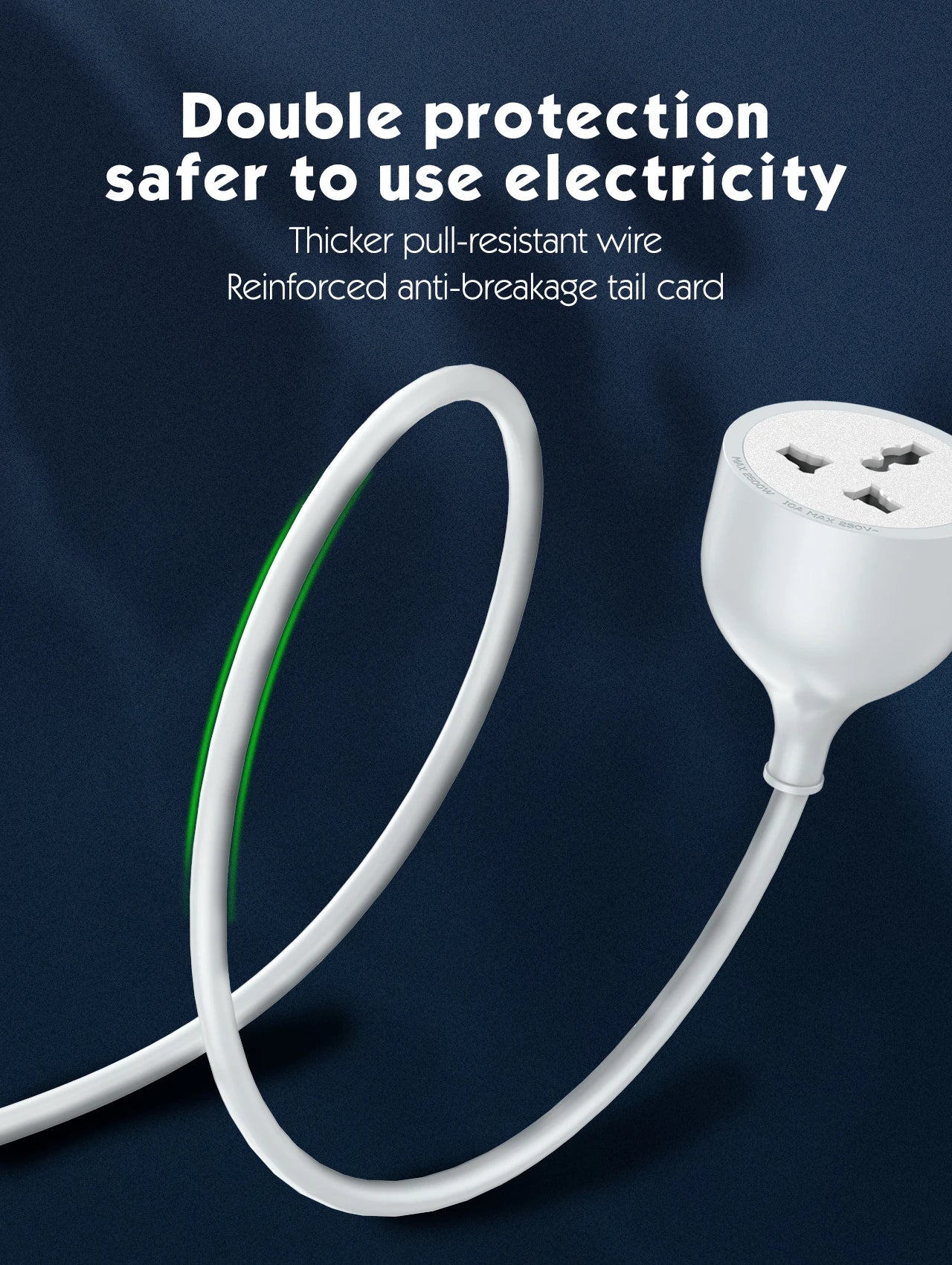 LDNIO 2500W 5M Extension Cord Universal Socket Plug Power Strips EU/UK/US Plug Electrical Socket for Home Electric Outdoor