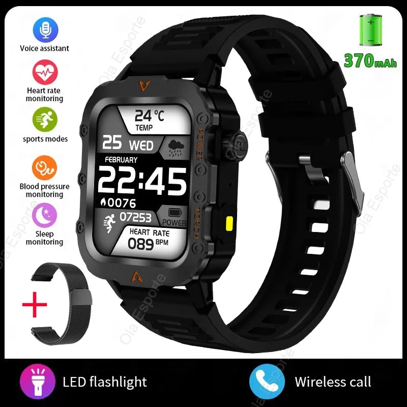 Original Men Smart Watch Bluetooth Call Fitness Clock 3ATM IP68 Swim Waterproof Sports Smartwatch for Women Xiaomi Android 2025