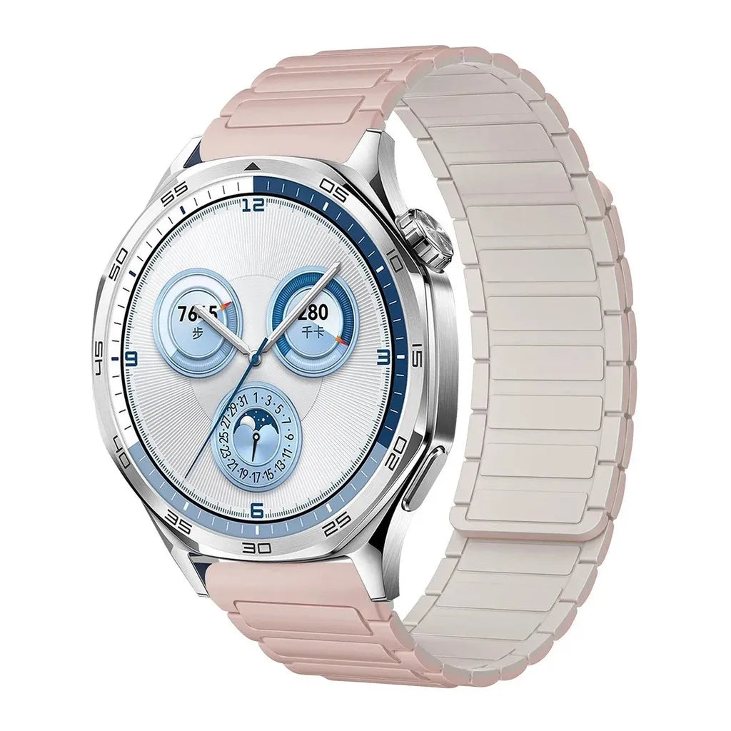 18mm 20mm 22mm Magnetic Loop Band for Samsung Galaxy Watch  6 Classic Silicone Strap for Huawei Watch GT5 46mm 7 6 5 4 44/40mm