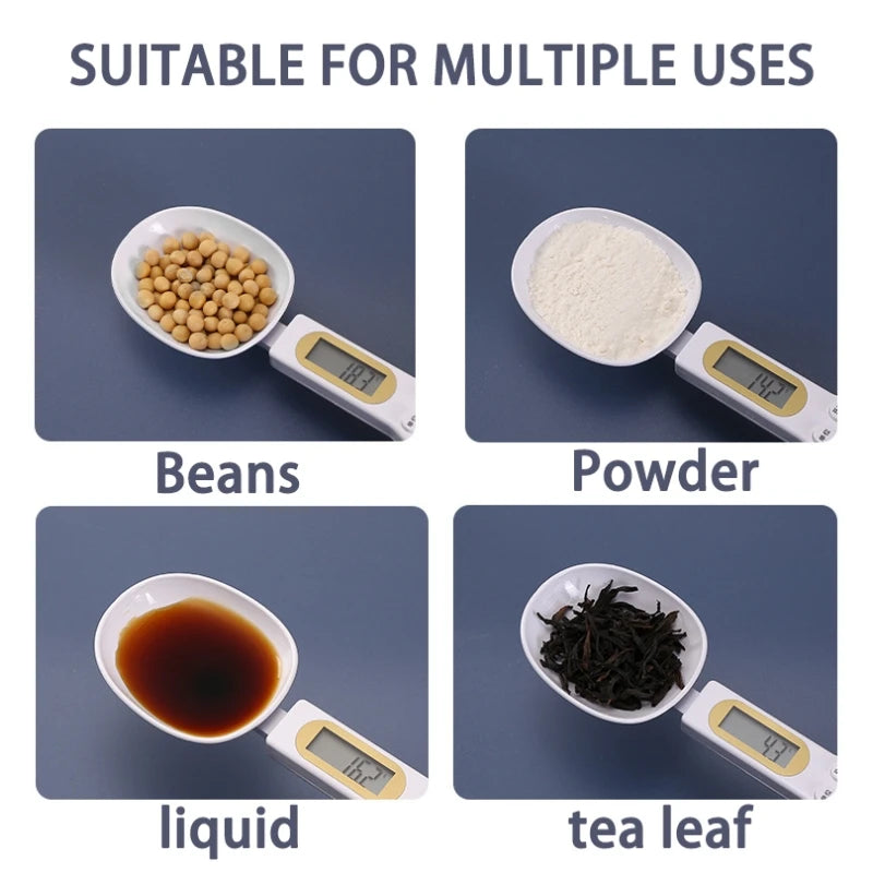 Mini Spoon Scale Digital Kitchen Scale Electronic LCD Food Scale 0.1-500g Cooking Flour Milk Coffee Powder Weight Measure Spoon