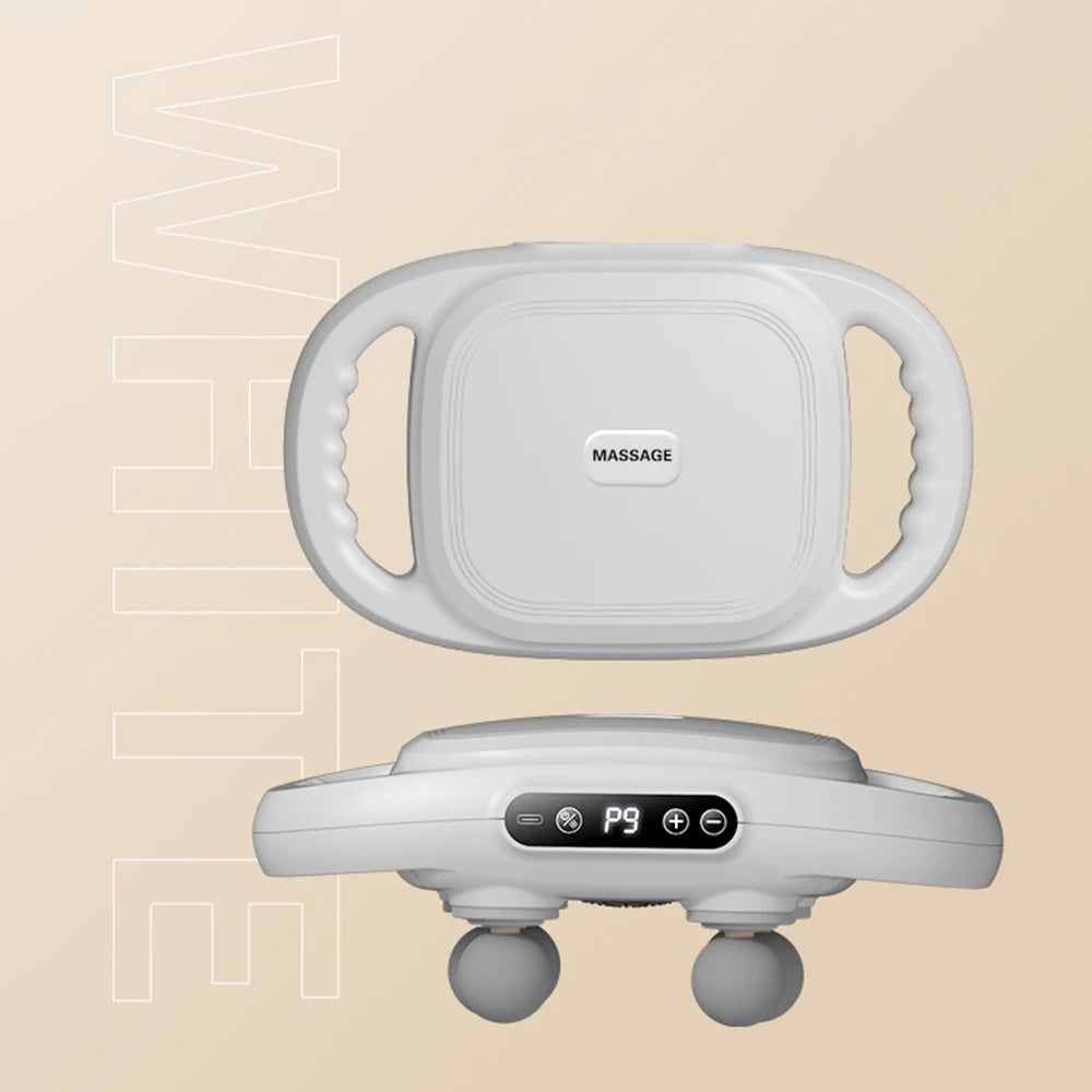 Fascia Gun Six-head Deep High Frequency Vibration 2025 New Wireless Waist Back Massager Body Relaxation Shoulder Calf Massager