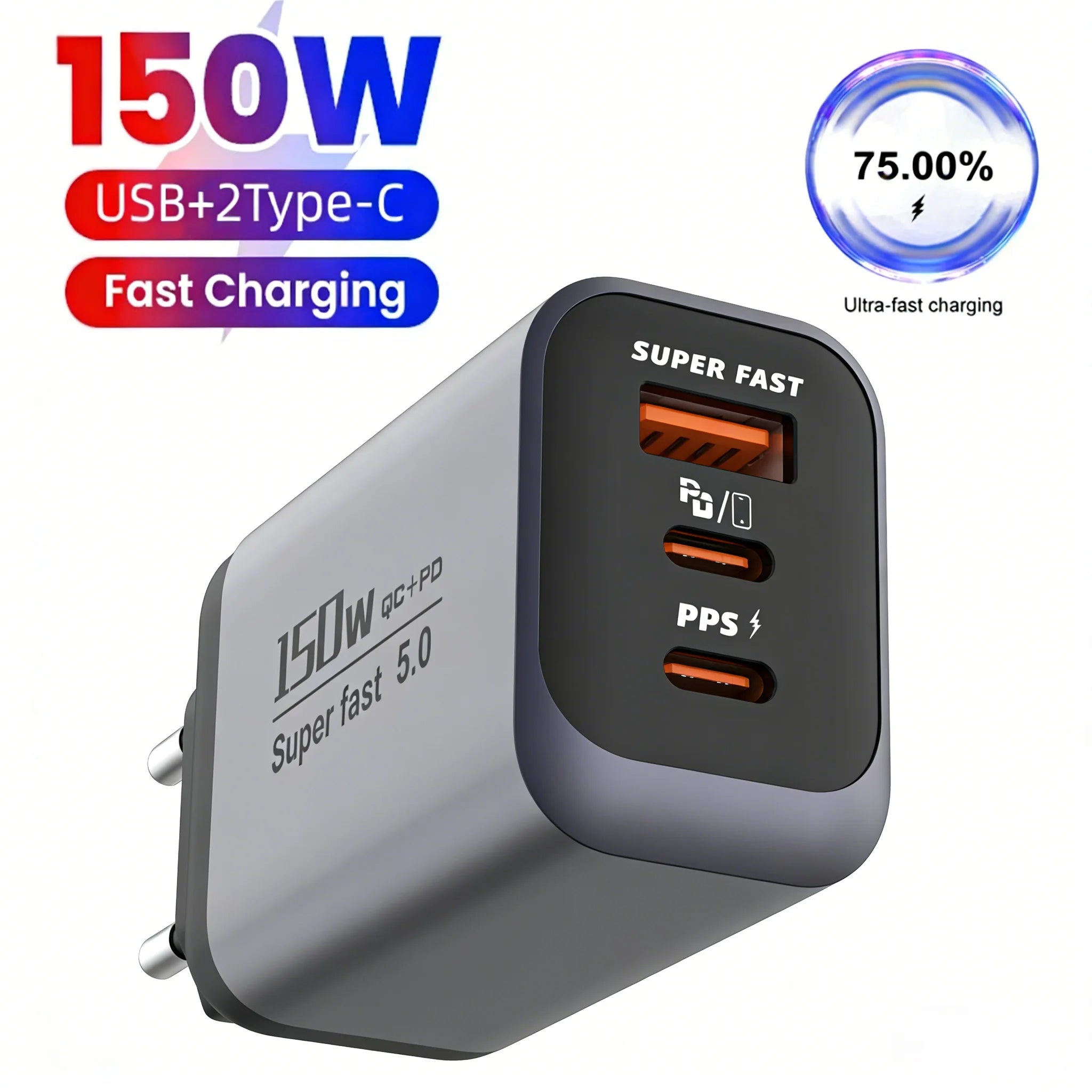 150W Super Fast Charger QC+PD