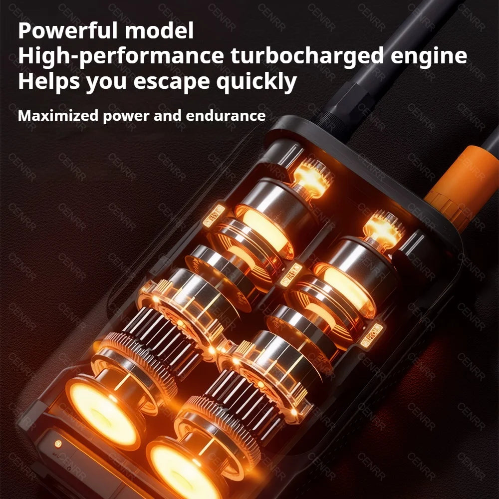 Electric Car Air Pump Portable Tire Inflator Wireless Air Injector LCD Display Air Compressor For Car Motorcycle Bike Tyre Ball