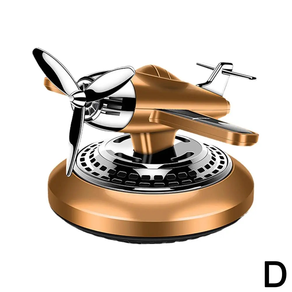 Car Vent Air Freshener Helicopter Airplane Ornaments Aromatherapy Car Air Fragrance Solar Powered Car Interior Ornament