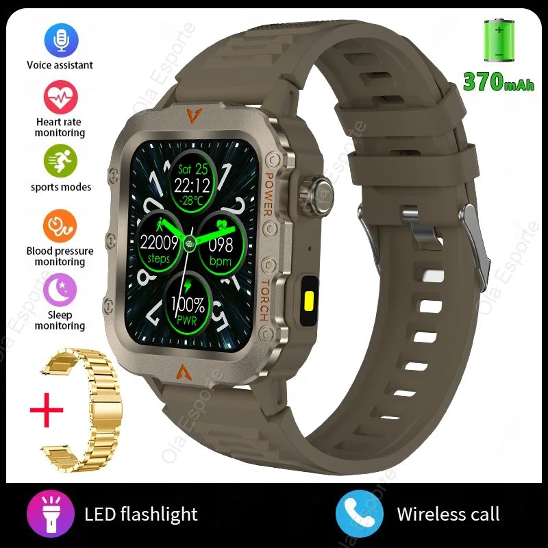 Original Men Smart Watch Bluetooth Call Fitness Clock 3ATM IP68 Swim Waterproof Sports Smartwatch for Women Xiaomi Android 2025