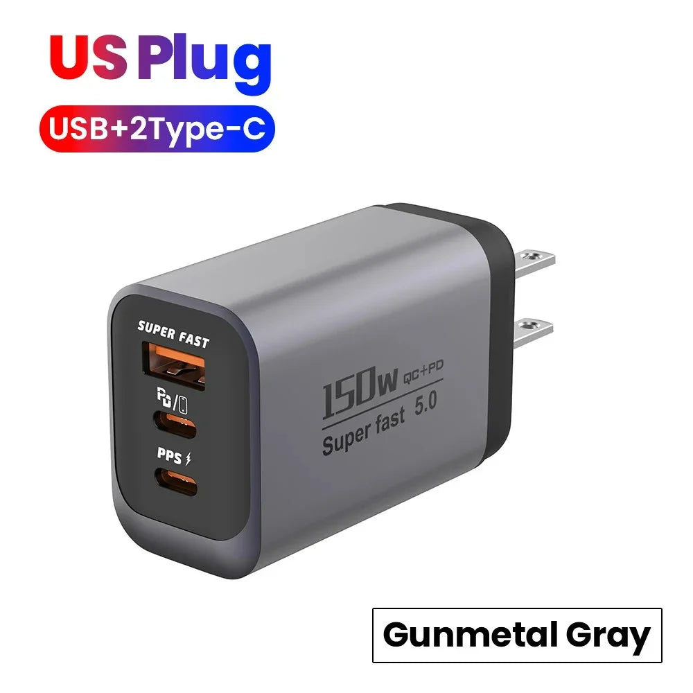 150W Super Fast Charger QC+PD