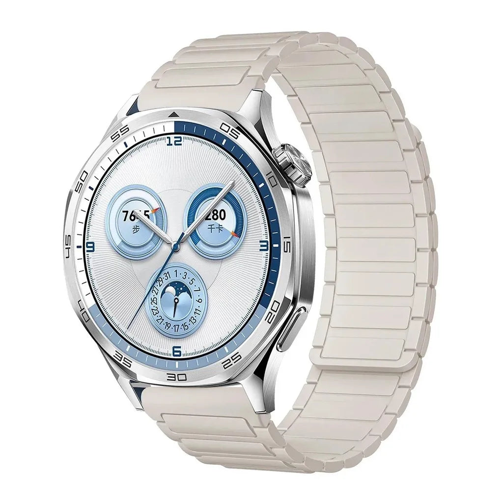 18mm 20mm 22mm Magnetic Loop Band for Samsung Galaxy Watch  6 Classic Silicone Strap for Huawei Watch GT5 46mm 7 6 5 4 44/40mm