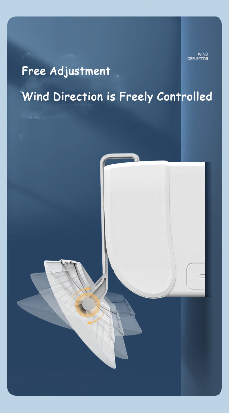 Air Conditioning Windshield Anti-Direct Blowing Universal Windproof Wall-Mounted Air Outlet Baffle Confinement Cold Air Guide