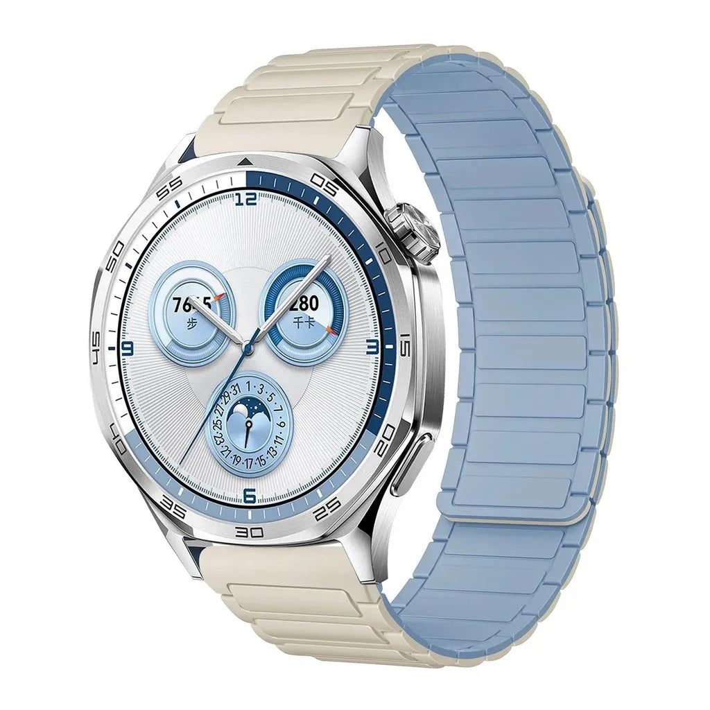 18mm 20mm 22mm Magnetic Loop Band for Samsung Galaxy Watch  6 Classic Silicone Strap for Huawei Watch GT5 46mm 7 6 5 4 44/40mm