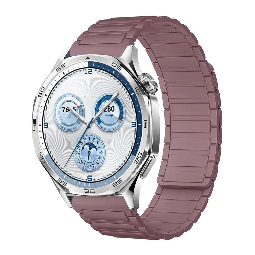 18mm 20mm 22mm Magnetic Loop Band for Samsung Galaxy Watch  6 Classic Silicone Strap for Huawei Watch GT5 46mm 7 6 5 4 44/40mm