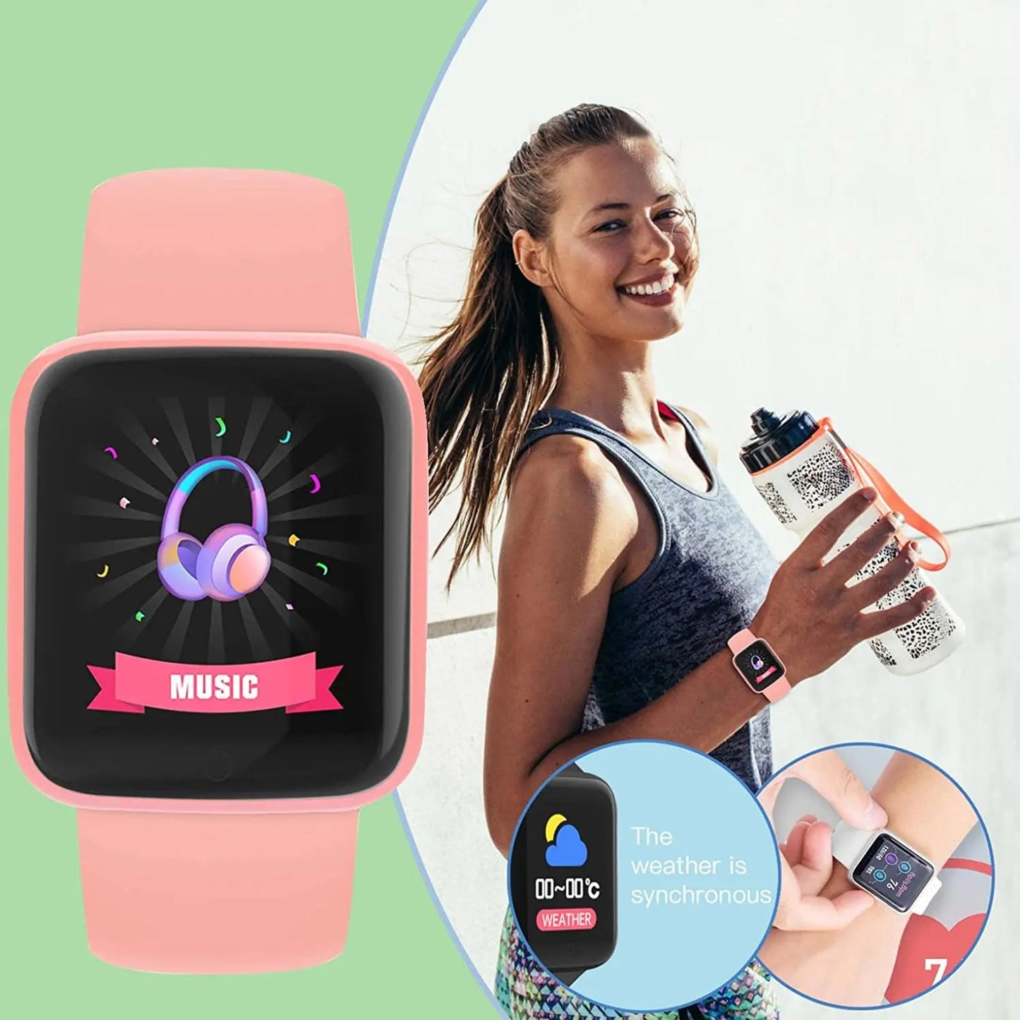 Y68 D20 Smart Watch | Bluetooth Fitness Tracker for Men & Women