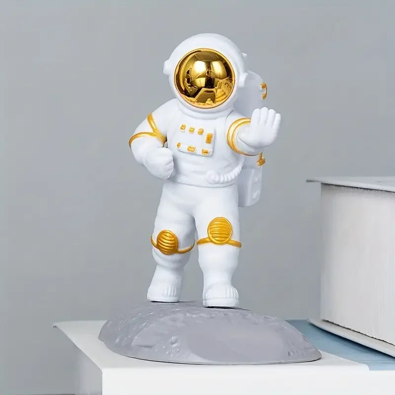 Astronaut Mobile Phone Stand Holder Spaceman Desk Decoration Smartphone Bracket Home Ornaments For iPhone 15 14 Samsung Xiaomi