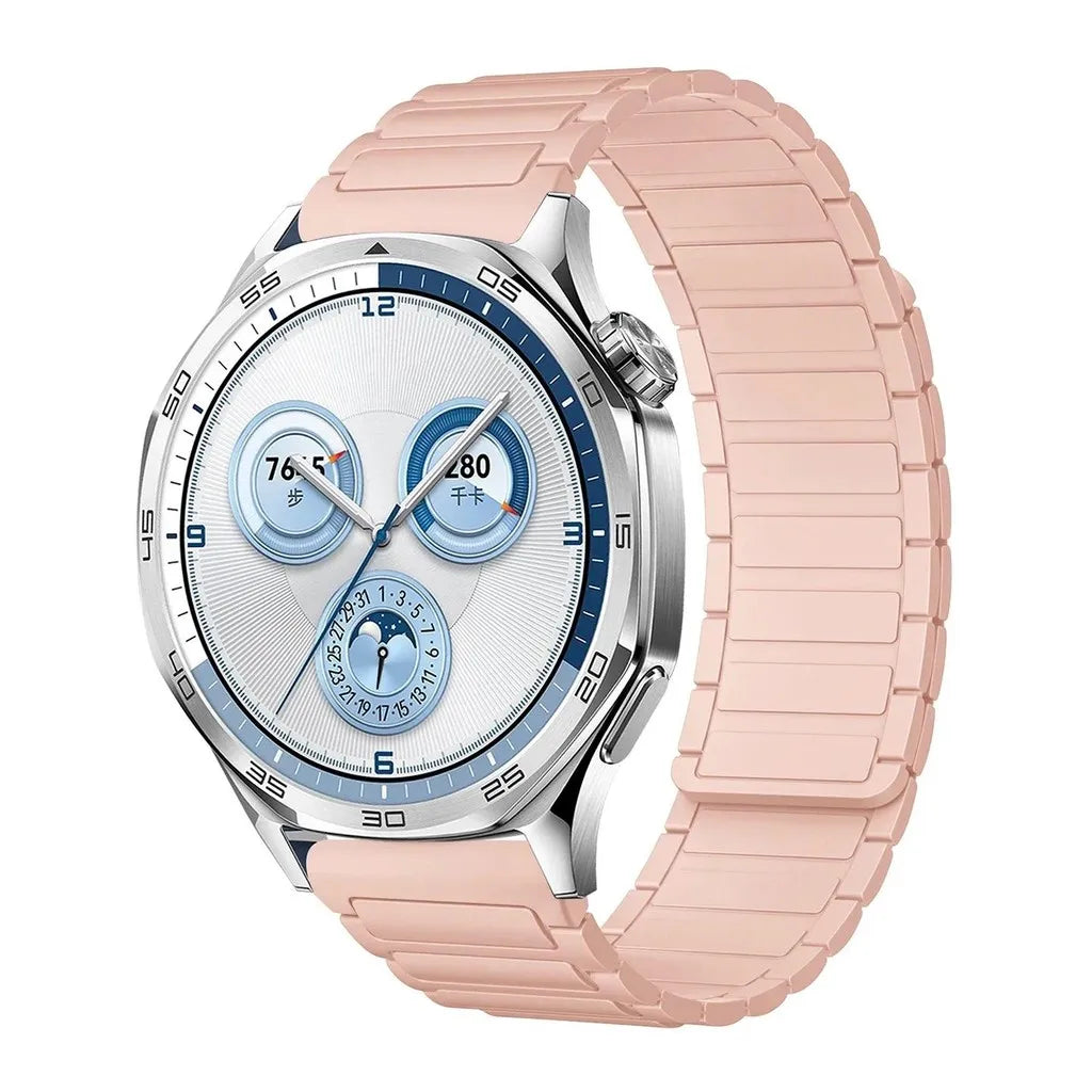 18mm 20mm 22mm Magnetic Loop Band for Samsung Galaxy Watch  6 Classic Silicone Strap for Huawei Watch GT5 46mm 7 6 5 4 44/40mm