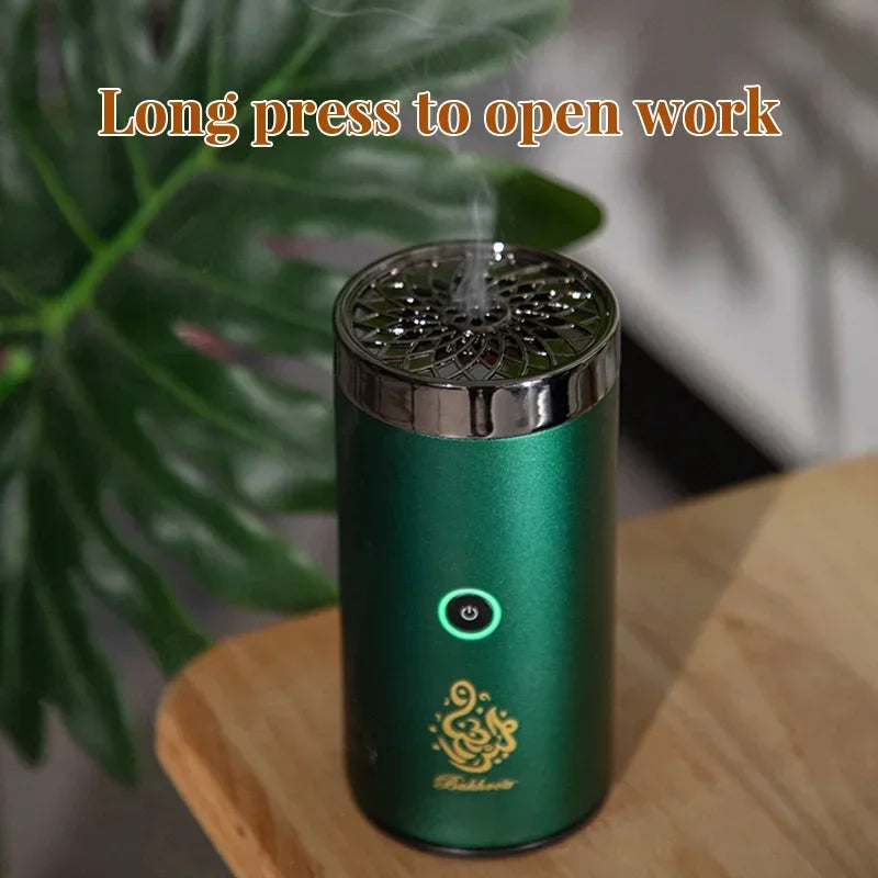 NAMSTE Mini Portable Electric Incense Burner USB Aroma Diffuser Arabian Rechargeable Incense Holder Censer Home Decoration