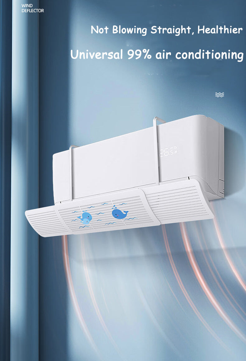 Air Conditioning Windshield Anti-Direct Blowing Universal Windproof Wall-Mounted Air Outlet Baffle Confinement Cold Air Guide