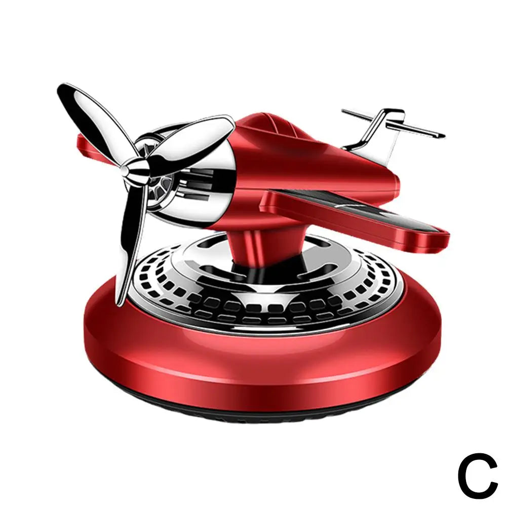 Car Vent Air Freshener Helicopter Airplane Ornaments Aromatherapy Car Air Fragrance Solar Powered Car Interior Ornament