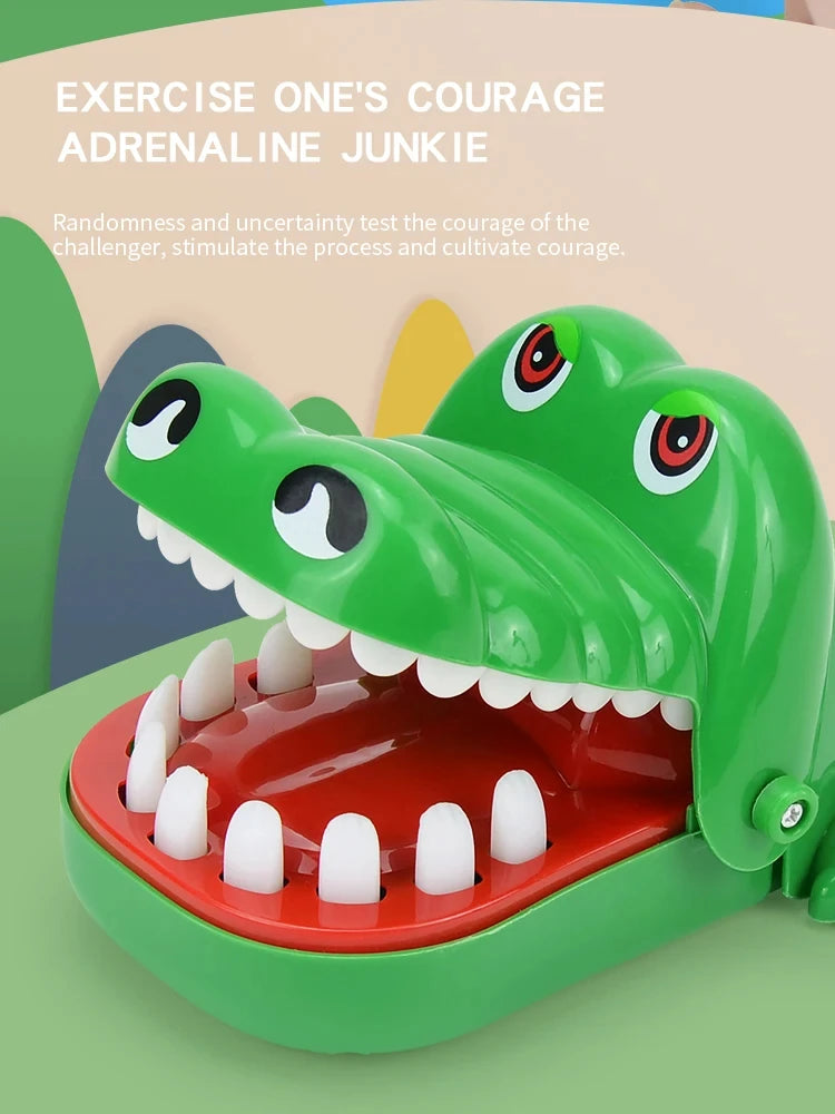 Crocodile Teeth Toys Alligator Biting Finger Dentist Classic Family Games Party Pranks Children's Lucky Game Decompression Toy