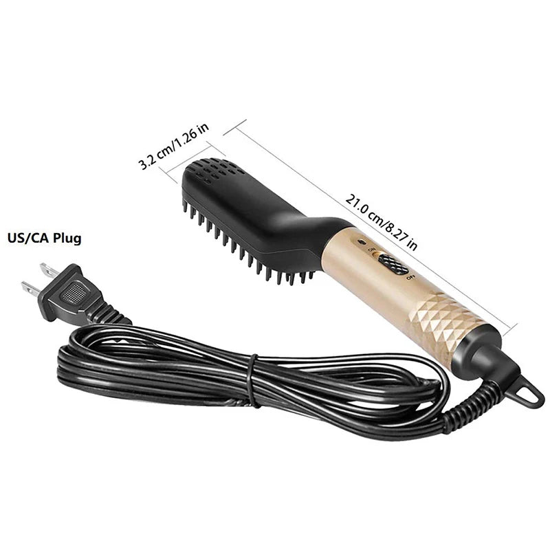 Beard Straightener for Men,Premium Heated Beard Brush w/Anti-Scald Feature,Beard Straightening Comb,Unique Fathers Day Birthday Valentines Gifts for Men Him Dad Boyfriend Christmas Stocking Stuffers