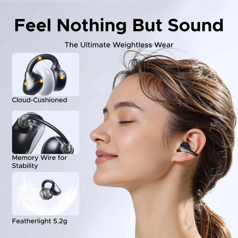 UGREEN ClipBuds Open-Ear Bluetooth Earbuds